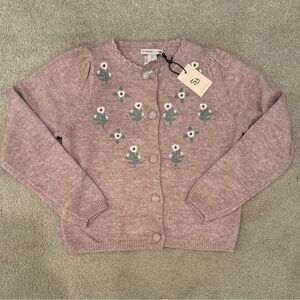 Sincerely Jules Dusty Pink Floral Cardigan